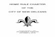 HOME RULE CHARTER OF THE CITY OF NEW ORLEANS