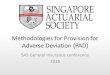 Methodologies for Provision for Adverse Deviation (PAD)