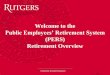 PERS Retirement Seminar PowerPoint - Rutgers University