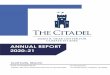 ANNUAL REPORT 2020-21 - today.citadel.edu