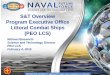 S&T Overview Program Executive Office Littoral Combat 
