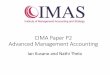 CIMA Paper P2 Advanced Management Accounting