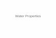 Water Properties click here for 9/page to print