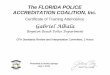 The FLORIDA POLICE ACCREDITATION COALITION, Inc