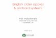 Neil Macdonald?English cider apples & orchard systems 
