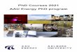PhD Courses 2021 AAU Energy PhD program