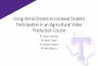 Using Aerial Drones to Increase Student Participation in 
