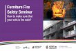 Furniture Fire Safety Seminar