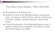 The Rise of the Greeks, 1000–500 BCE