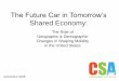 The Future Car in Tomorrow’s Shared Economy