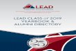 LEAD CLASS of 2019 YEARBOOK & ALUMNI DIRECTORY