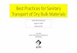 Best Practices for Sanitary Transport of Dry Bulk Materials
