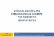 PHYSICAL DISTANCE AND COMMUNICATION IN BIODANZA: …