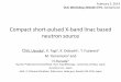 Compact short-pulsed X-band linac based neutron source