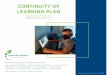 CONTINUITY OF LEARNING PLAN