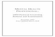 MENTAL HEALTH PROFESSIONAL OPD Protocol Governing …