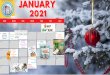 The Beauty of Reading calendar - january