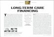 LONG-TERM CARE FINANCING