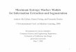 Maximum Entropy Markov Models for Information Extraction 