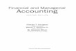Financial and Managerial Accounting - GBV