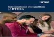 International recognition of BTECs - Edexcel