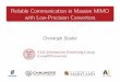 Reliable Communication in Massive MIMO with Low-Precision 