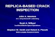 REPLICA-BASED CRACK INSPECTION