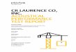 CR LAURENCE CO, INC. ACOUSTICAL PERFORMANCE TEST …