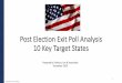Post Election Exit PollAnalysis