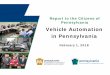 Vehicle Automation in Pennsylvania