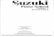 Suzuki Piano School Vol 2 - archive.org