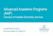 Advanced Academic Programs (AAP)