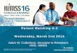 Patient Matching A-Z Wednesday, March 2nd 2016