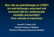 Are anticholinergics associated with increased risks for 