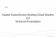 Huawei FusionAccess Desktop Cloud Solution 6.2 Technical 
