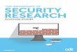 The Importance of Security Research