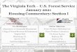 The Virginia Tech– USDA Forest Service Housing …