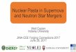 Nuclear Pasta in Supernova and Neutron Star Mergers