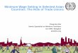 Minimum Wage Setting in Selected Asian The Role of Trade 