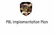 PBL Implementation Plan - New Visions