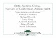 State, Nation, Global: Welfare of California Agriculturist