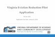 Virginia Eviction Reduction Pilot Application