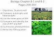 Biology Chapter 8-1 and 8-2 Pages 200-207