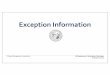 Exception - IT Project Management Foundations