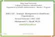 HHA 518 Strategic Management in Healthcare Organizations 