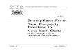 Exemptions From Real Property Taxation in New York State 