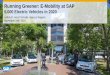 Running Greener: E-Mobility at SAP