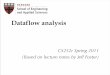 Dataflow analysis - Harvard John A. Paulson School of 