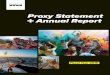Proxy Statement Annual Report