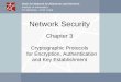 Cryptographic Protocols and Key Establishment